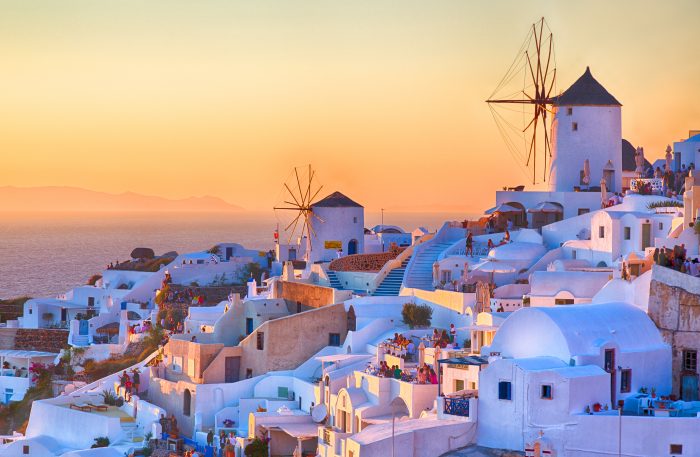 Oia Sunset, Santorini island, Greece Oia Sunset, Santorini island, Greece
